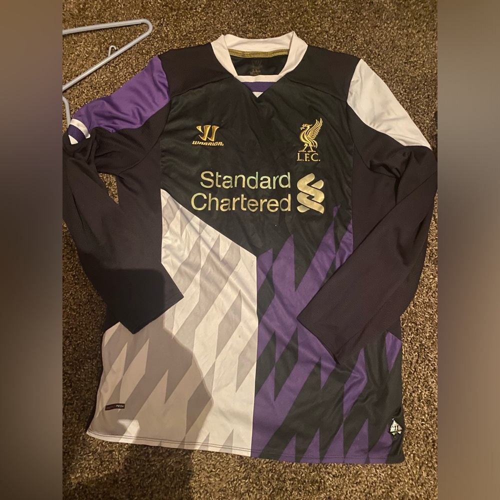 Warrior new balance Liverpool long sleeve lfc soccer jersey